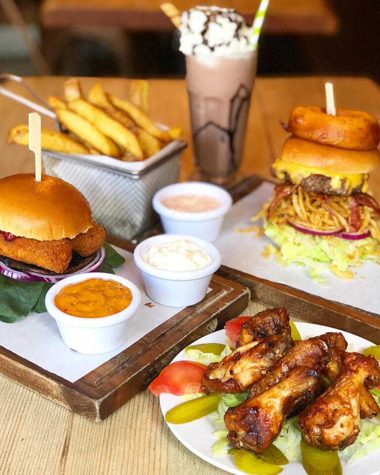 Farm Fresh Burgers & Shakes Food Photo